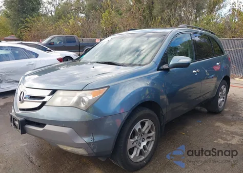 2008 Acura Mdx Technology Package из США, поврежденный, VIN 2HNYD28368H517936